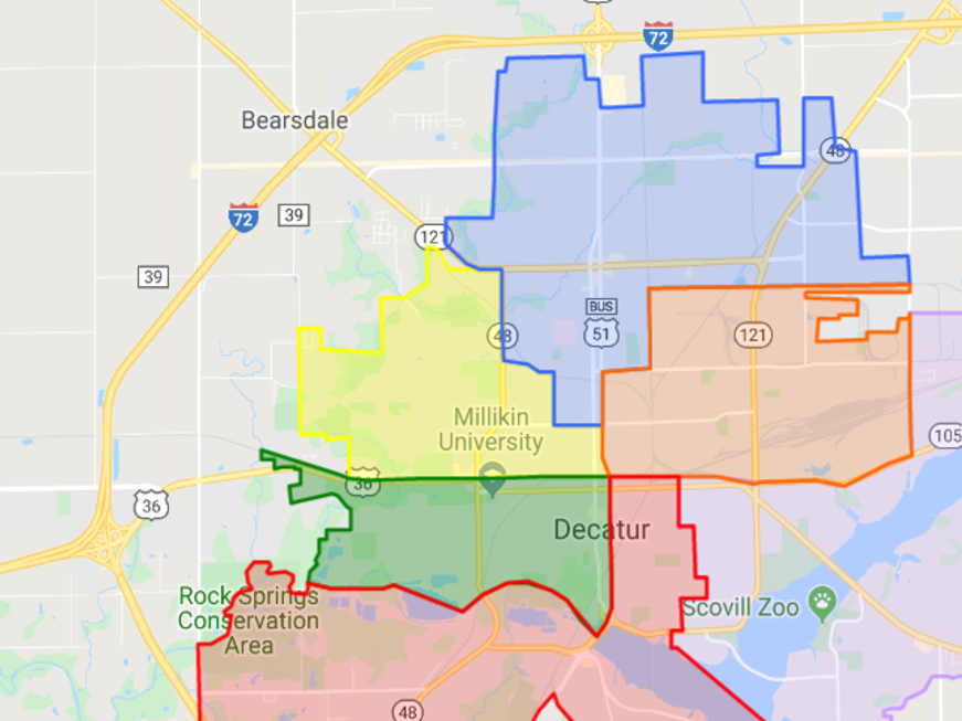 Update Decatur School District Takes Down Boundary Map After