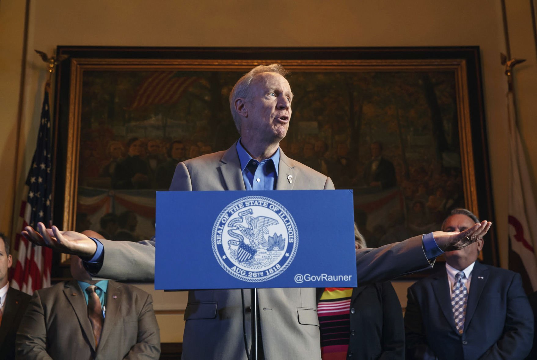 Illinois Senate votes to reject governor's school funding veto