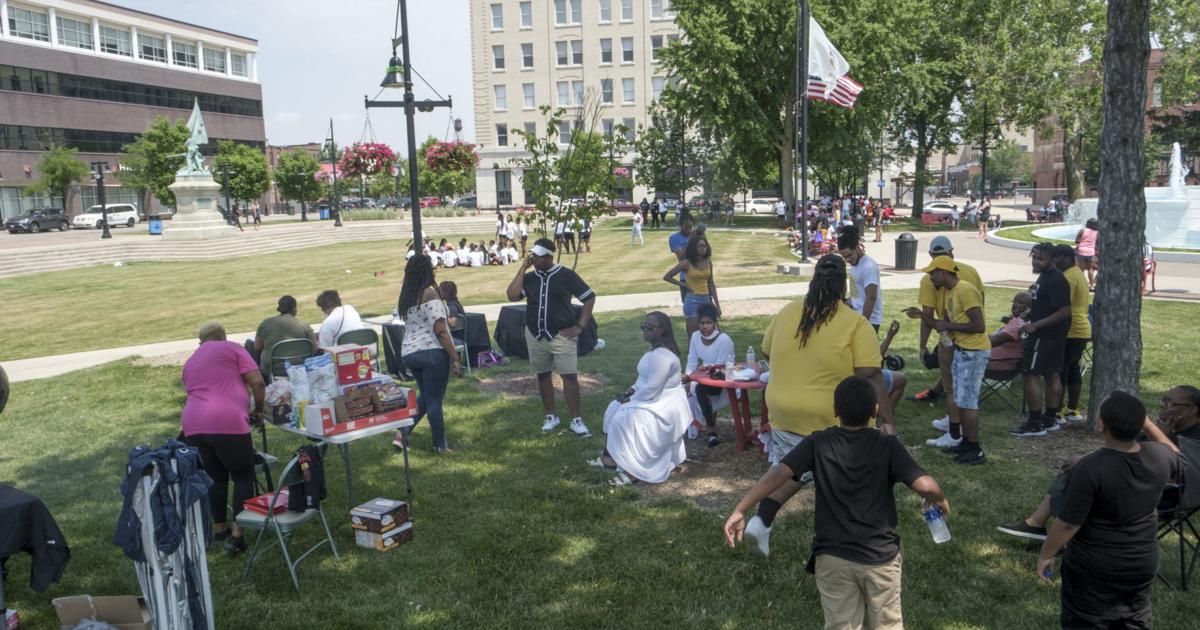 Juneteenth celebration in Decatur's Central Park