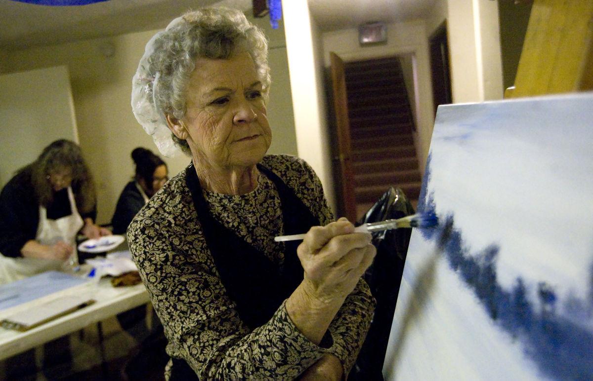 Cono Art Class Teaches Canvas Painting Local Herald Review Com