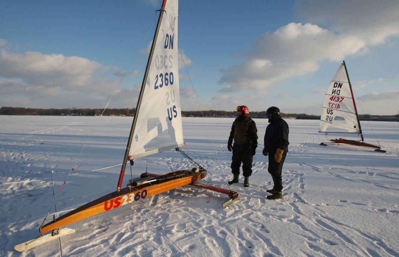 PHOTOS Ice Boating on Lake Decatur