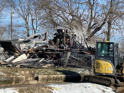 Fire on E. Prairie