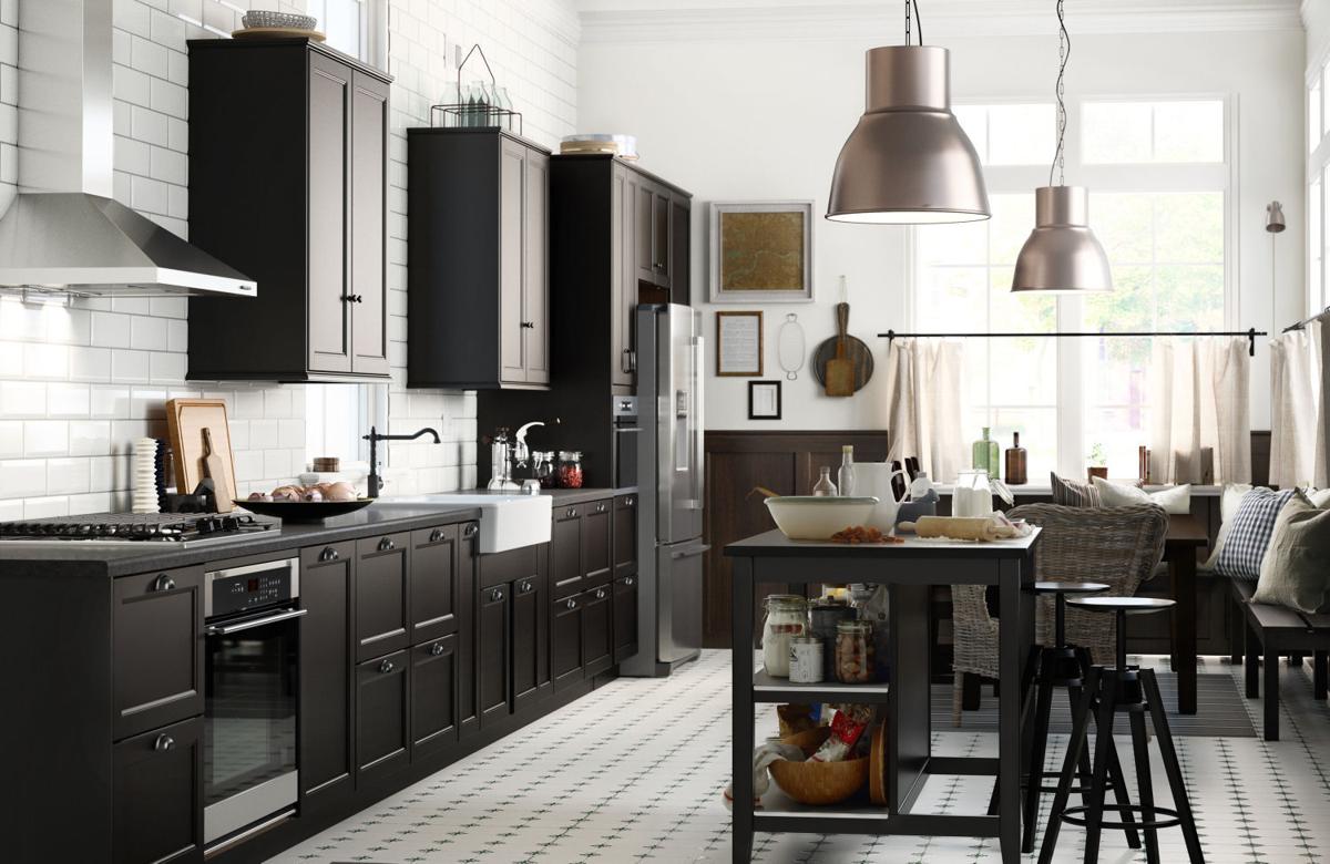 Basic Black Trend In Kitchen Décor Serves Up Style Home And Garden Basic Black Trend In Kitchen Décor Serves Up Style