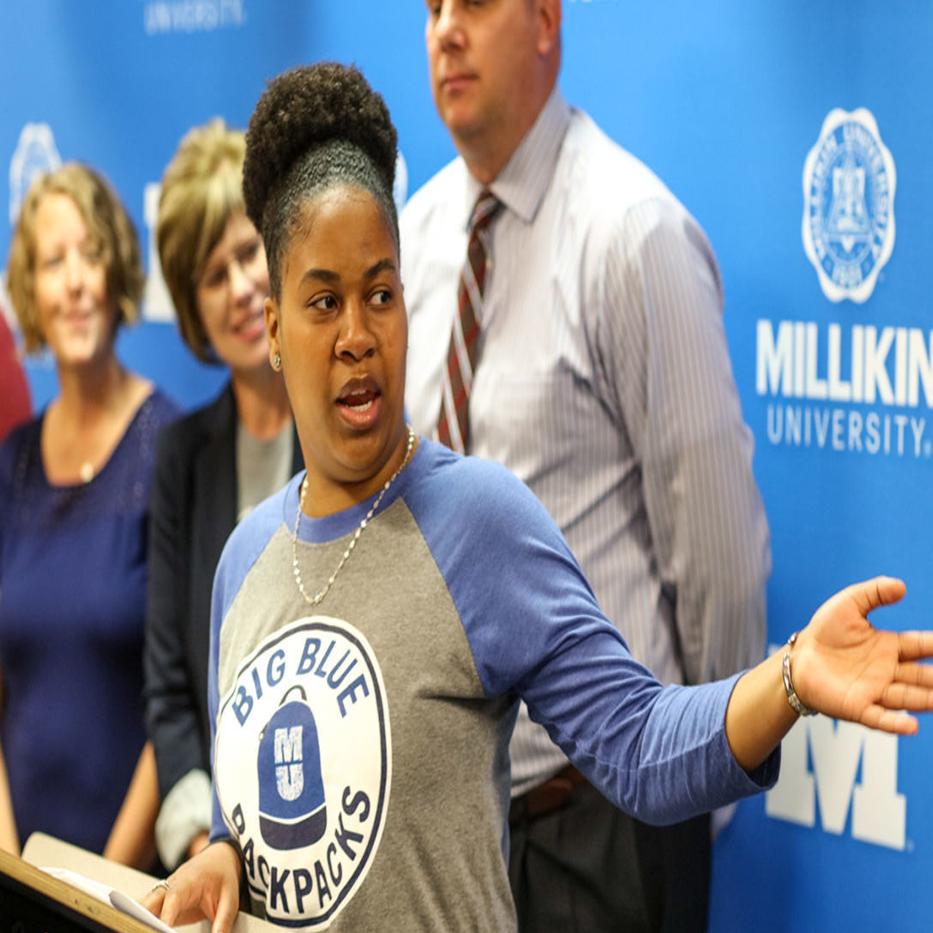 Millikin University Big Blue Backpacks Kicks Off Third Year Of Feeding Students At Dennis Lab School Education