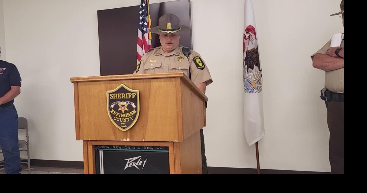 Illinois State Police acting Lt. Bruce Waggoner discusses Teutopolis