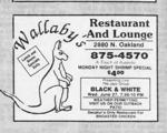 Wallaby restaurants and lounges