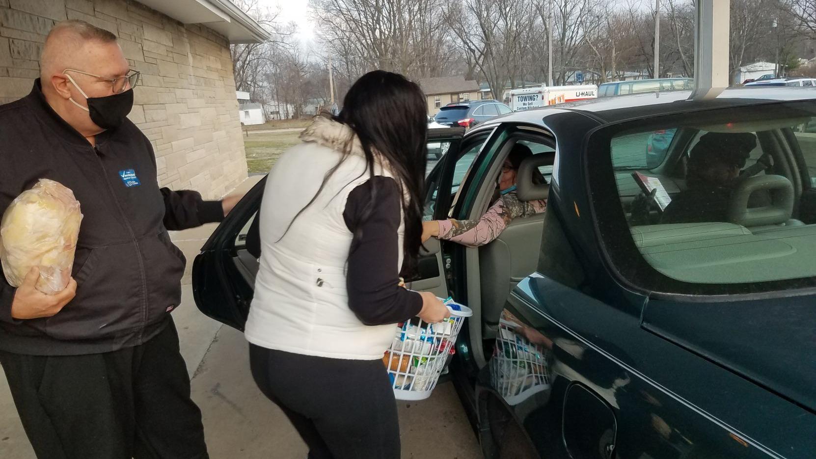 Watch now: Surprise donations boost Faith Fellowship food basket giveaway - Vimarsana News