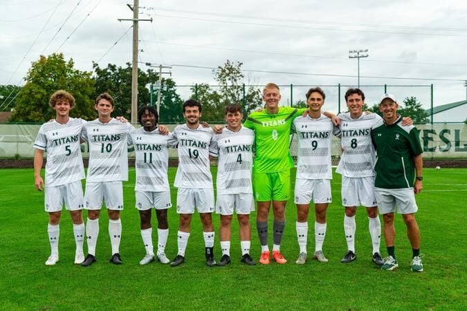 Schauls Earns 100th Win as Men’s Soccer Blanks Monmouth on Senior Day