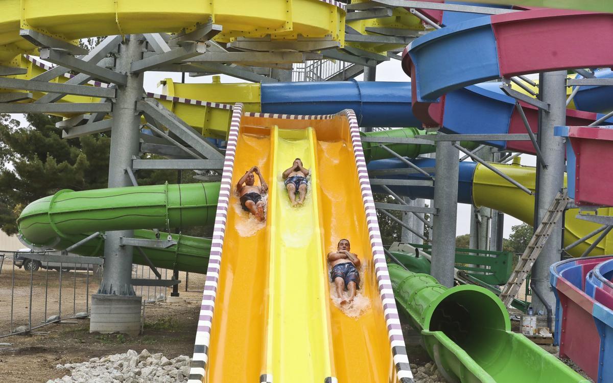 Work continues on Splash Cove in Nelson Park as park district seeks to