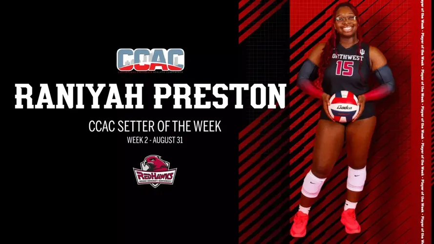 Preston Named CCAC Setter of the Week