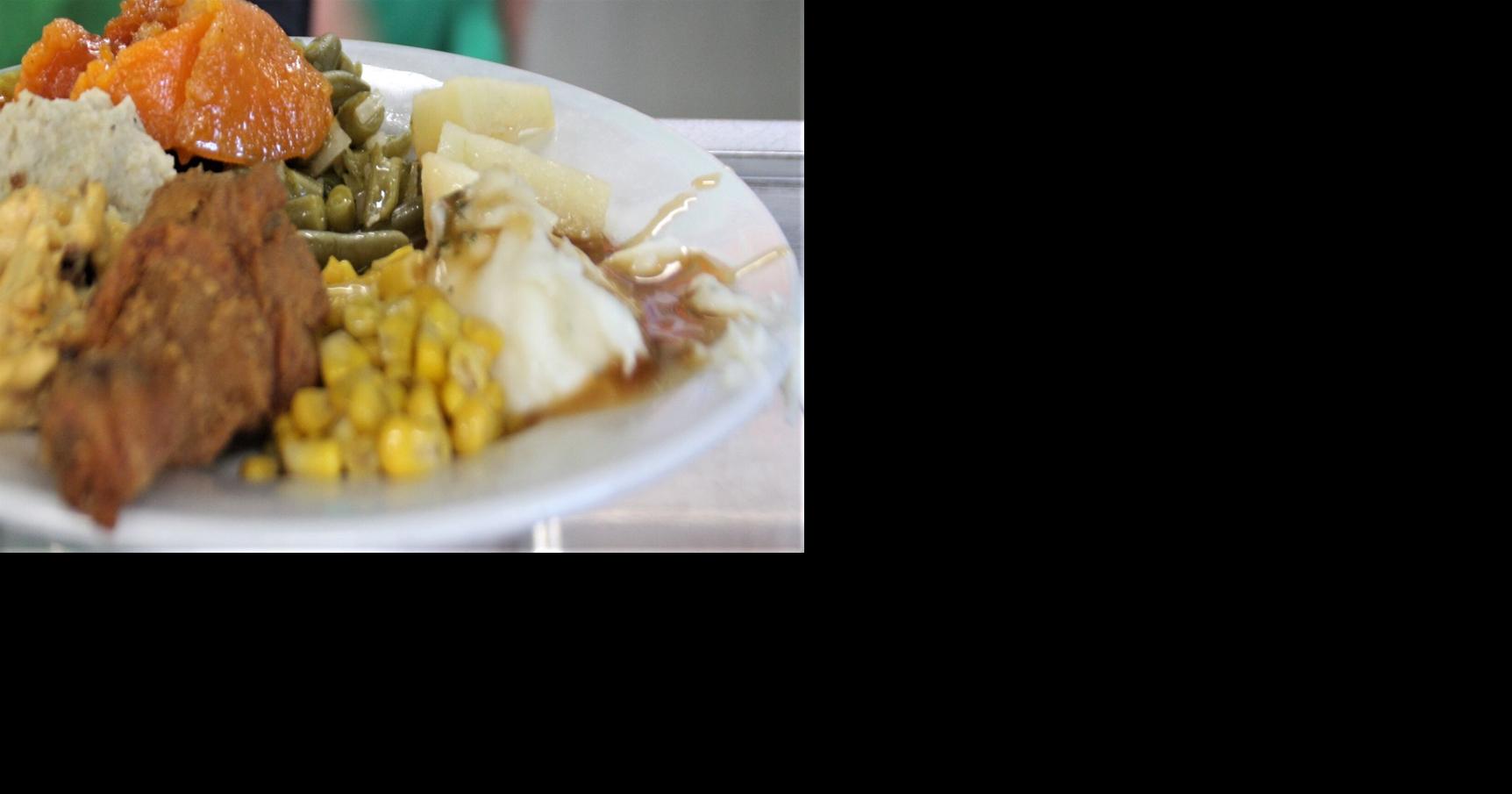 Cops dish up Thanksgiving dinner at Decatur's Good Samaritan Inn
