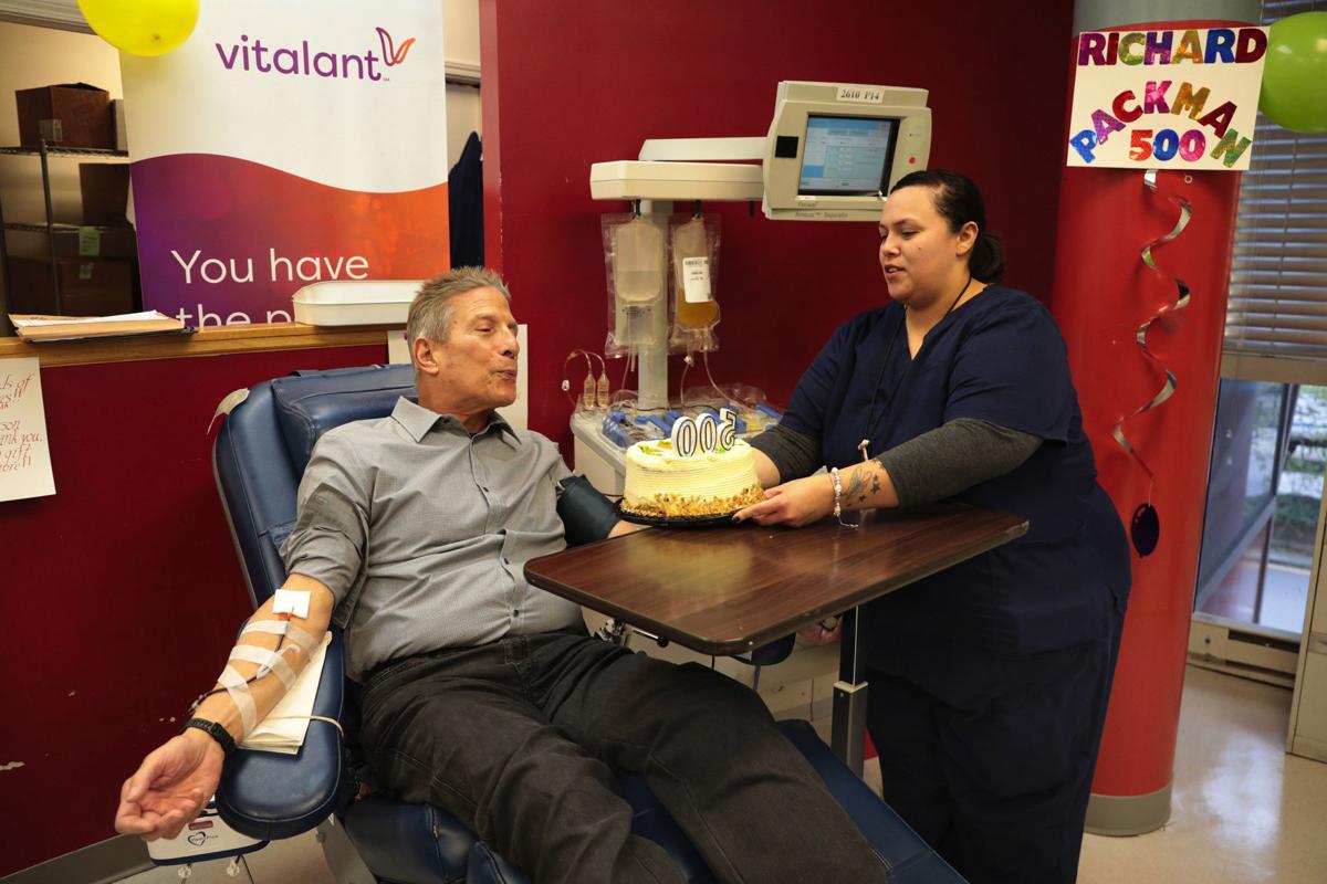 Chicago Man Makes 500th Blood Donation You Actually Get An