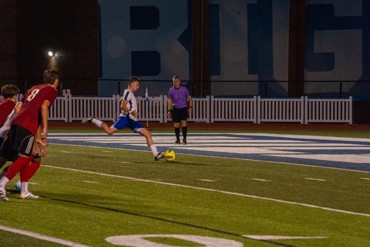 Davis leads Men’s Soccer to 2-0 Win in CCIW Opener