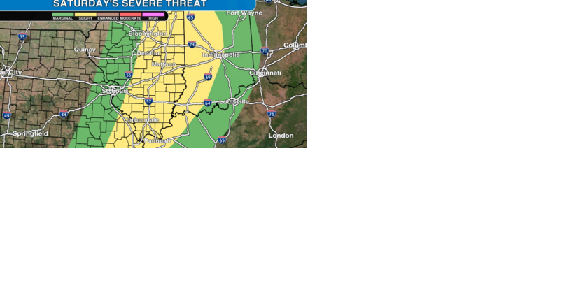 Watch now: Severe storms possible Saturday in central and southern Illinois - Vimarsana News