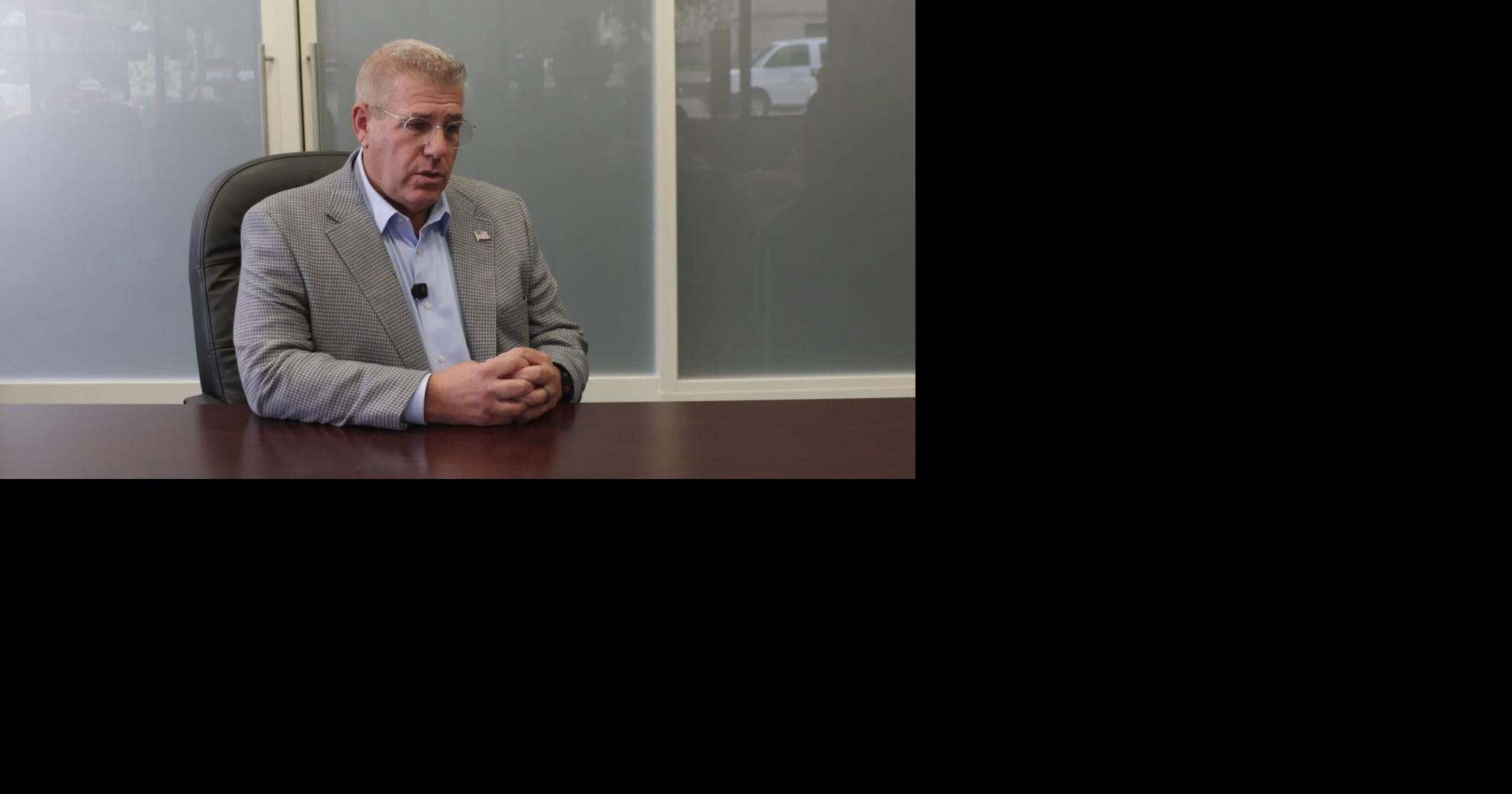 Video: Illinois gubernatorial candidate Darren Bailey speaks about data centers during a media event.
