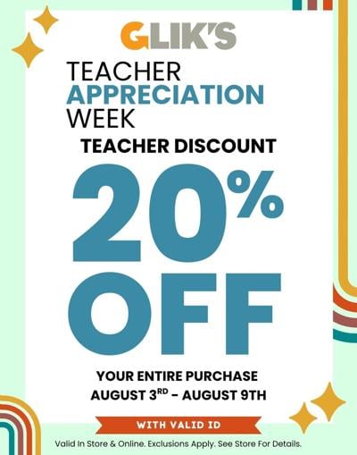 Local Retailer Thanks Teachers with a Special Back to School Discount