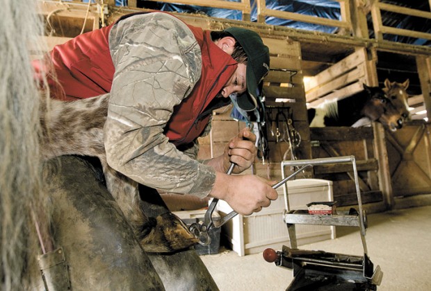 Farrier Billy Walther