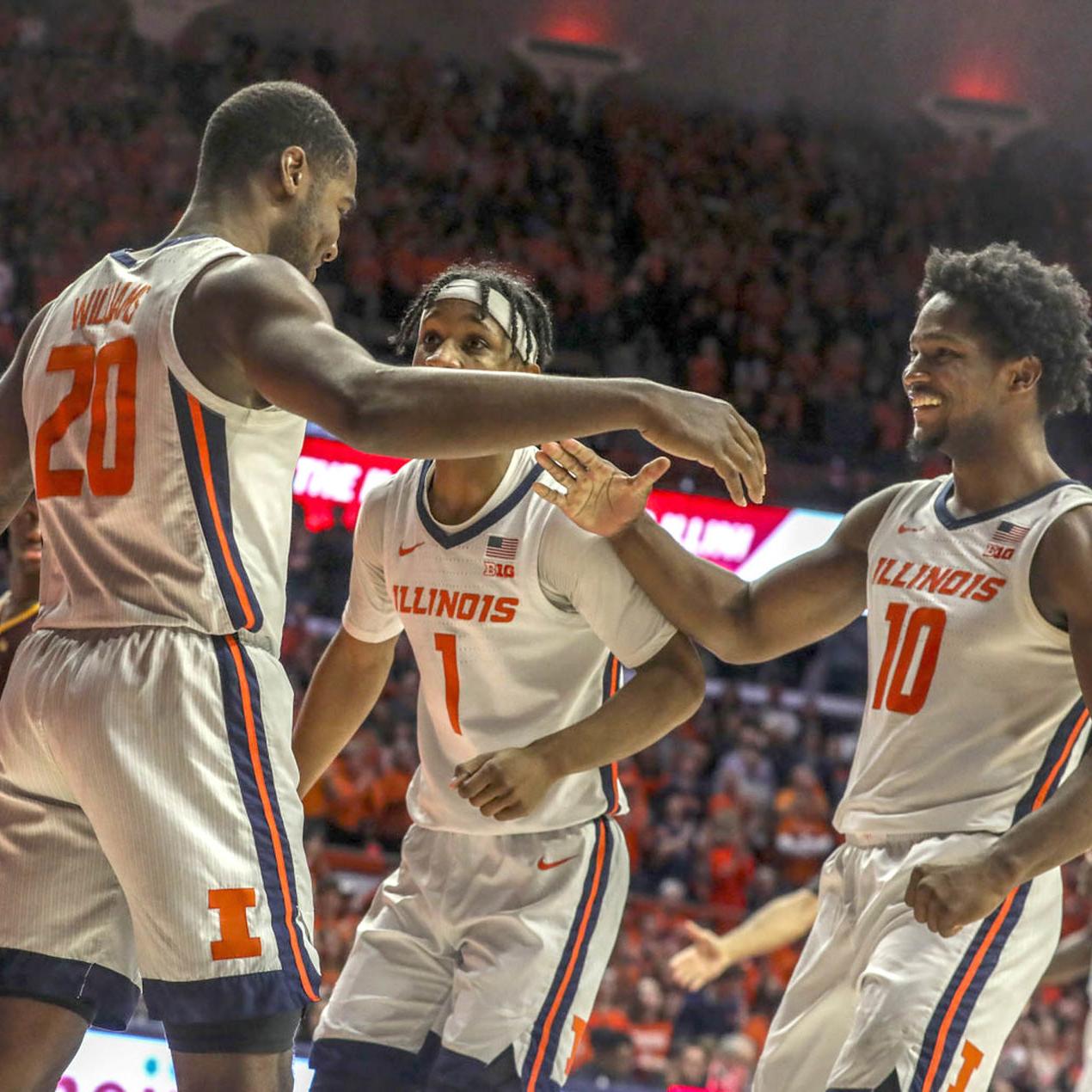 No 19 Illinois Basketball Holds Off Minnesota For 7th Straight