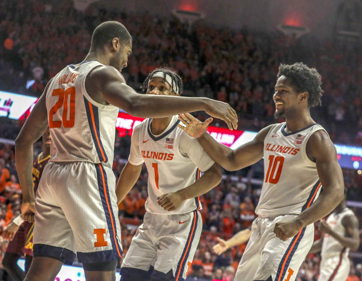 No 19 Illinois Basketball Holds Off Minnesota For 7th Straight