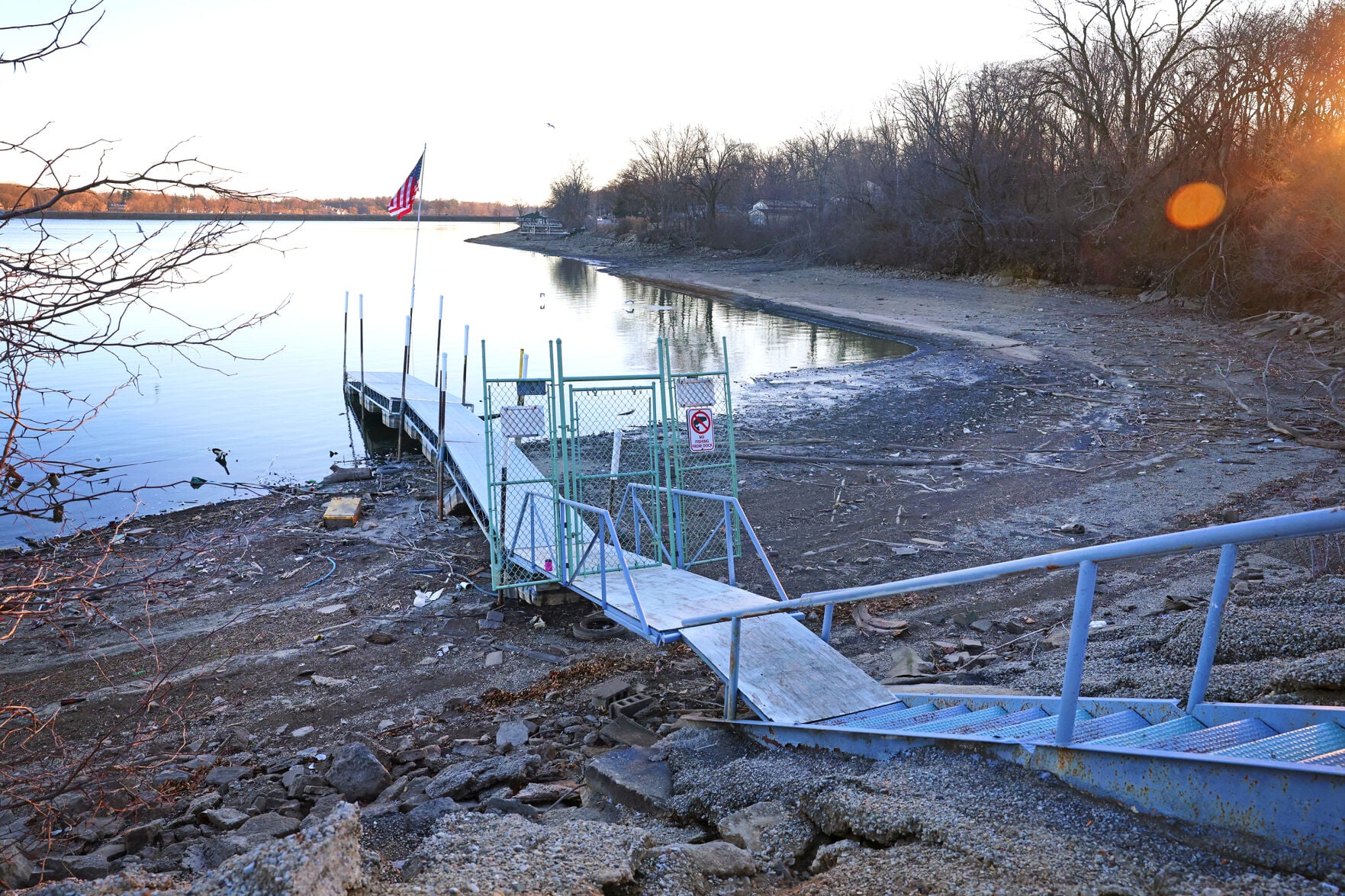 Vanishing point: the retreat of Lake Decatur