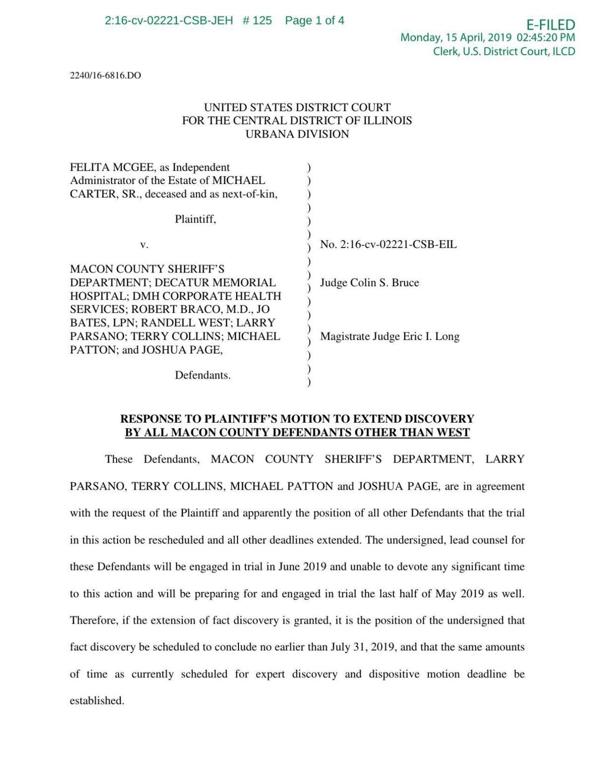 Judge sanctions Decatur Memorial Hospital over delays in Macon County