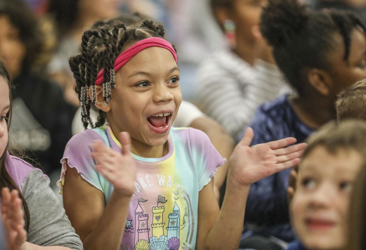 Millikin Students Help Kids At Baum School Celebrate Black History Month Education Herald Review Com