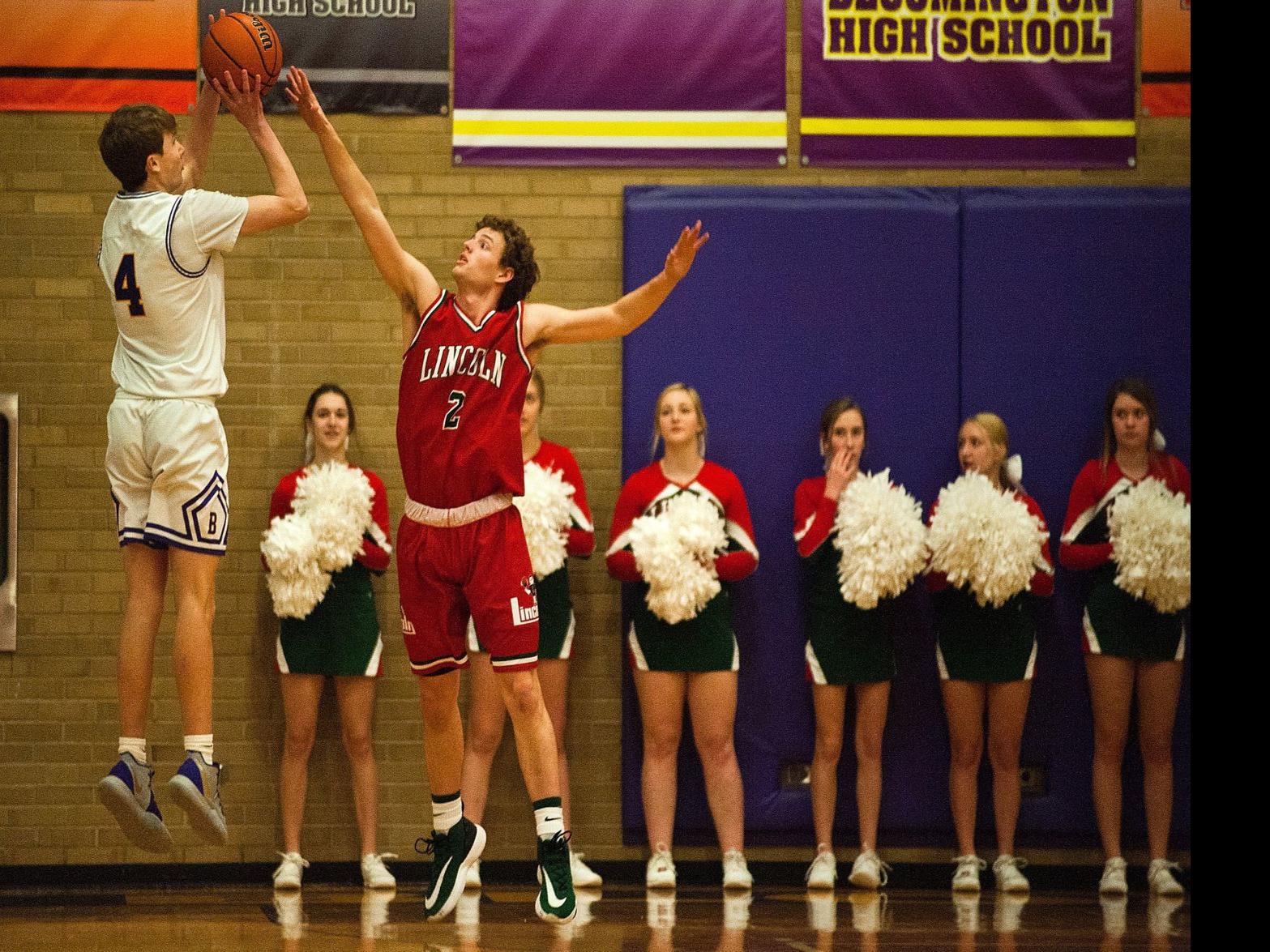 Photos Lincoln Boys Basketball Handles Bloomington In