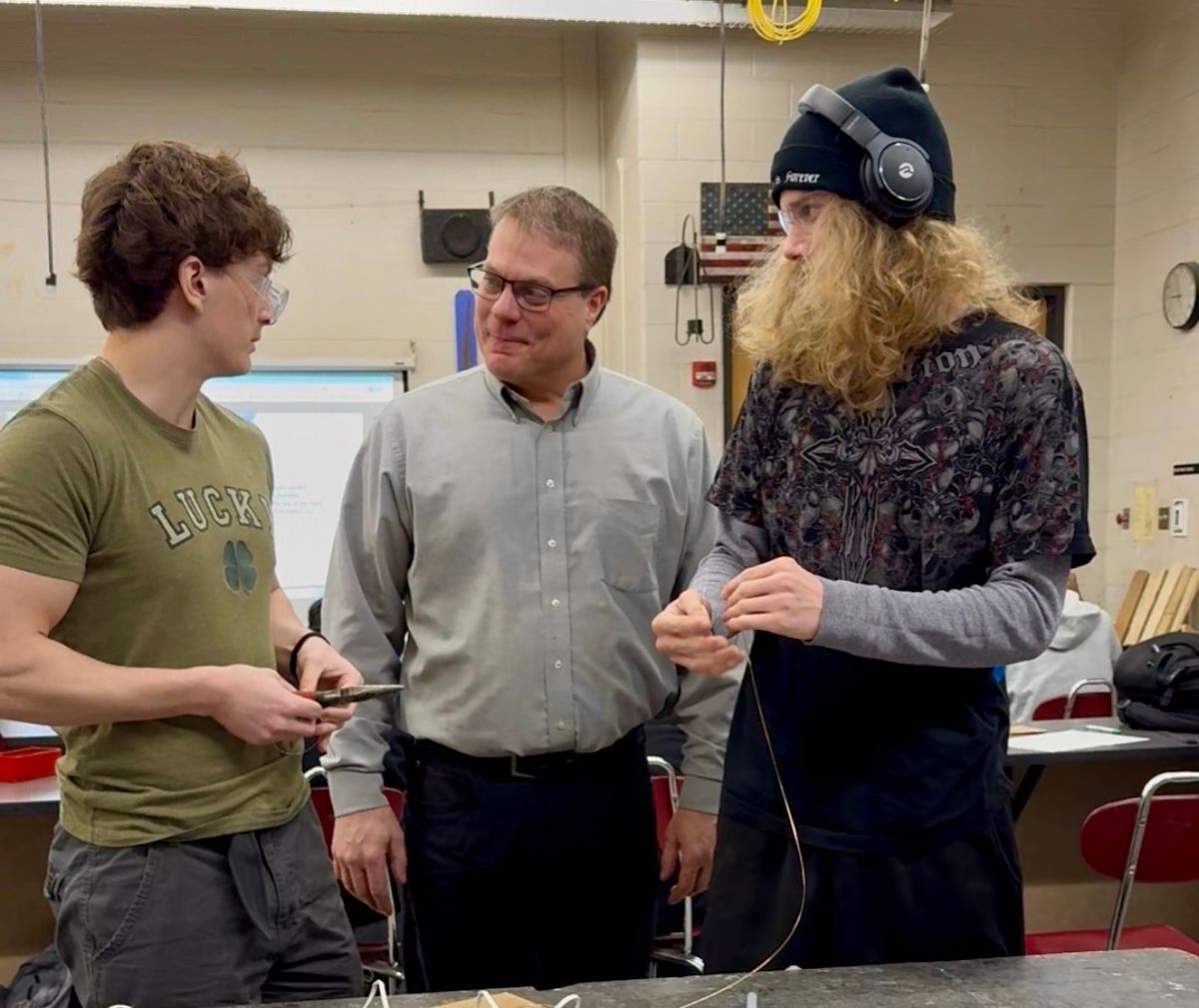 Inside Technology and Engineering teacher Don Whitman’s classroom