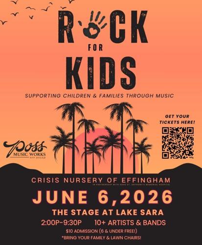 Crisis Nursery of Effingham County to Host Annual “Rock for Kids” Benefit Concert on June 6