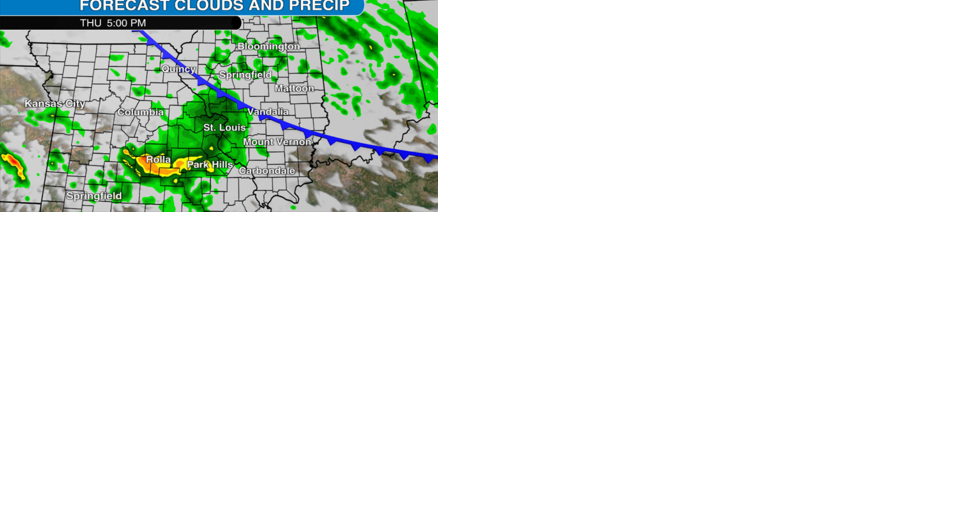 Watch now: Cold front Thursday, warm front Friday, rain in the forecast for both - Vimarsana News