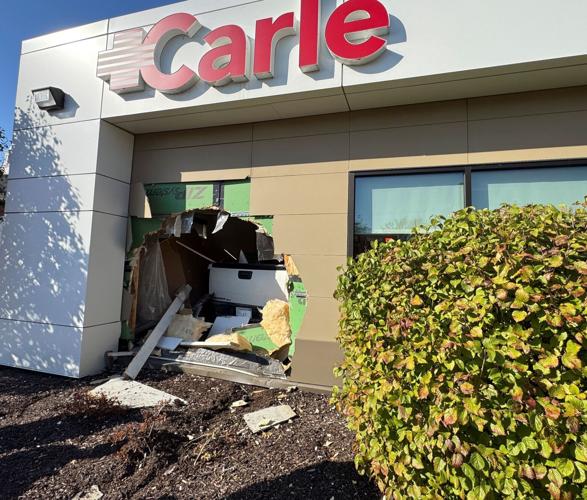 Pickup Truck Crashes into Carle Medical Office Building; No Injuries Reported