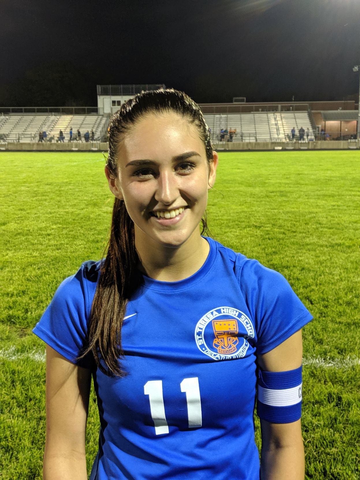Three goals by Camryn Wagner gives St. Teresa girls soccer its first sectional victory