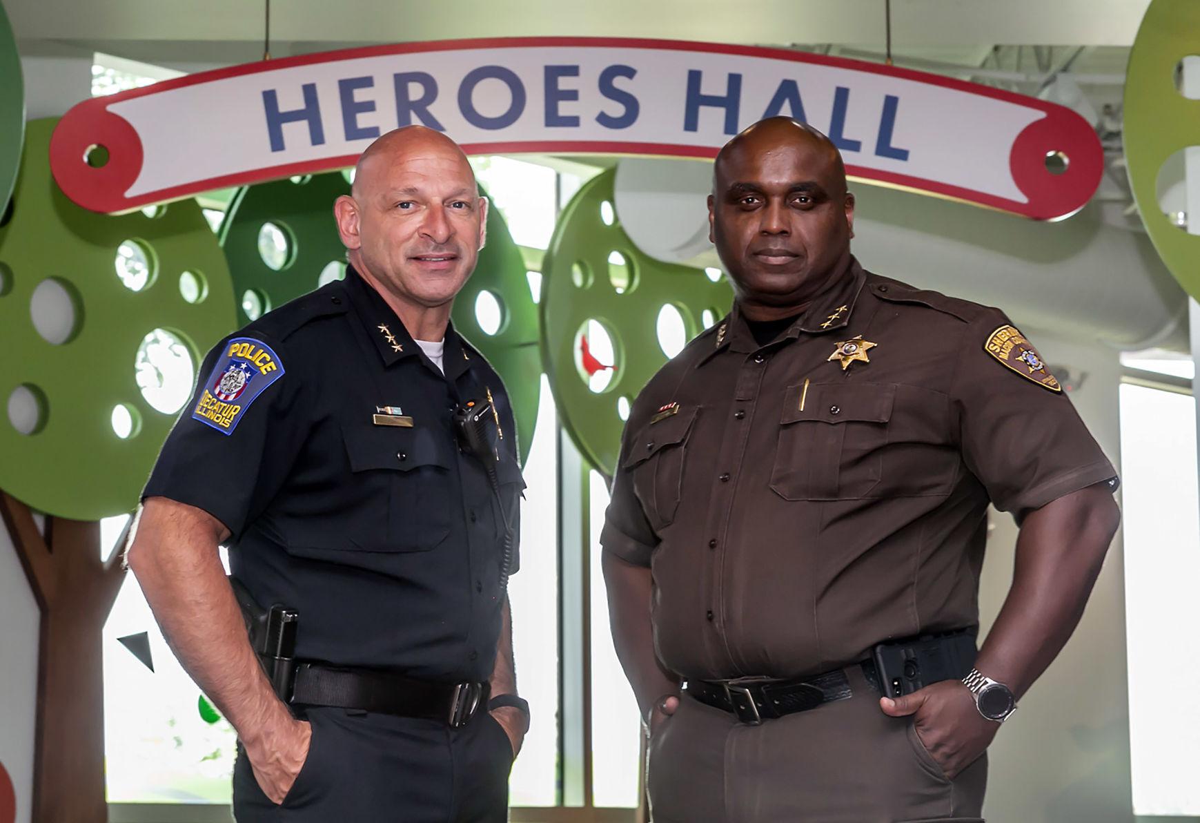 Community leaders salute the retirement of Decatur Police Chief Jim Getz