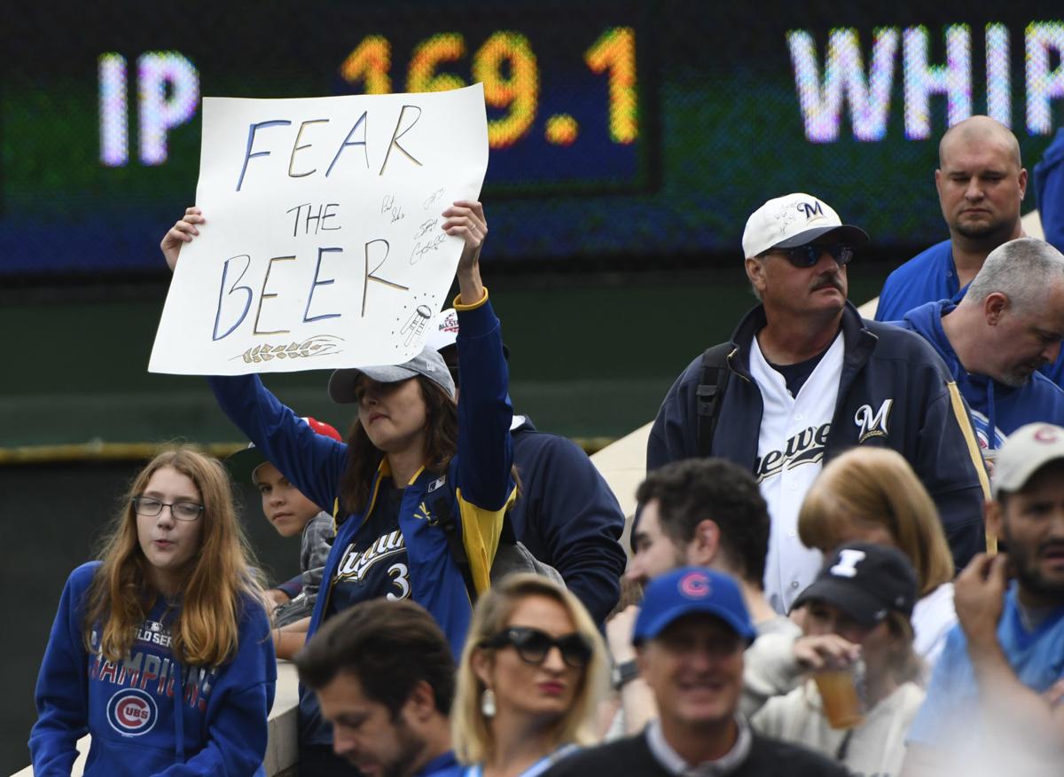 Brewers fans bask in a victory at 'Miller Park South' in Chicago
