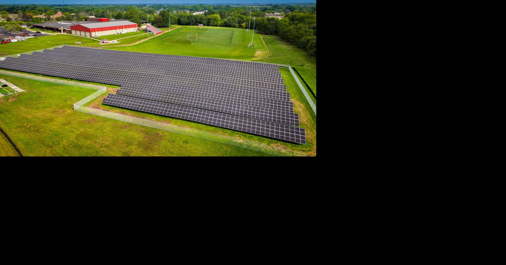 Solar panels brighten up Unity Christian School