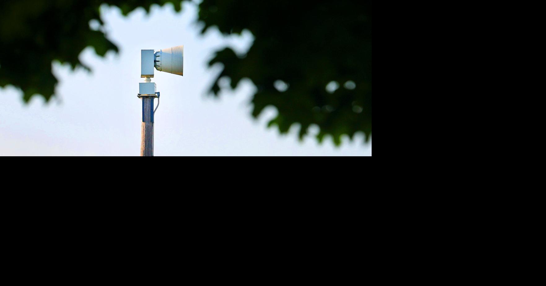 City tornado sirens sound off
