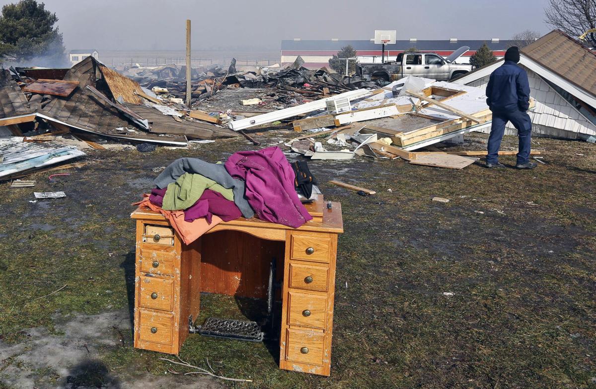 20yearold dead after explosion levels home northeast of Sullivan