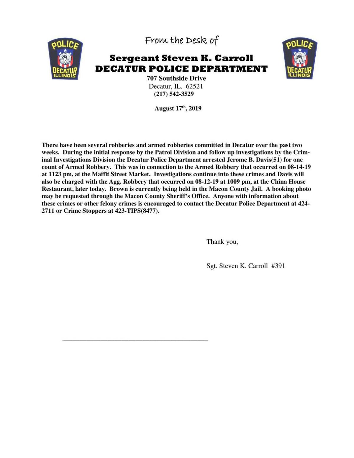 Decatur Police Unveil Shocking Arrests A Chronicle Of Crime - v8vtv1l