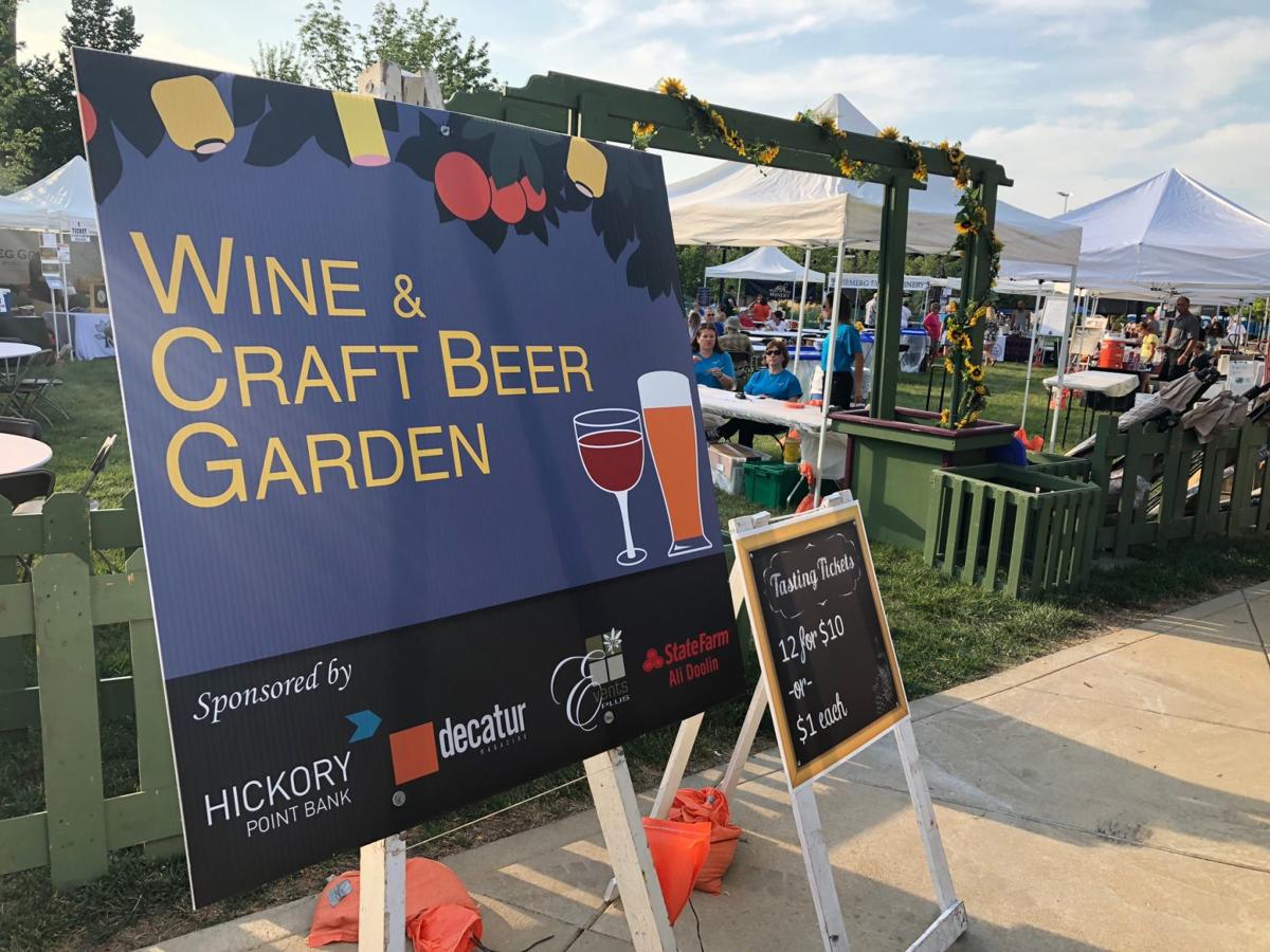 Here S What You Can Drink In The Decatur Celebration Wine Craft Beer Garden Local Herald Review Com