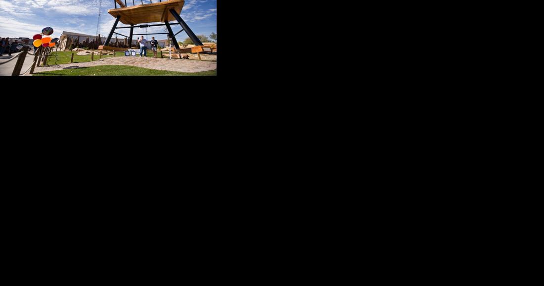 Two dirt bike riders to jump out of World's Largest Rocking Chair in Casey - Vimarsana News