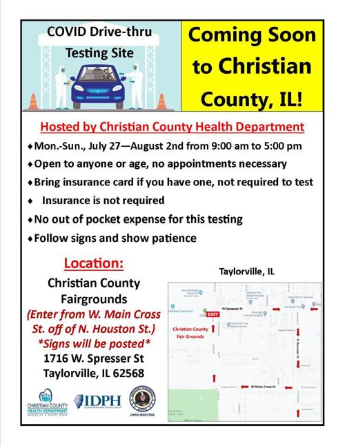 Covid Drive Thru Testing Site Opening In Christian County State And Regional Herald Review Com Covid Drive Thru Testing Site Opening In Christian County State And Regional Herald Review Com