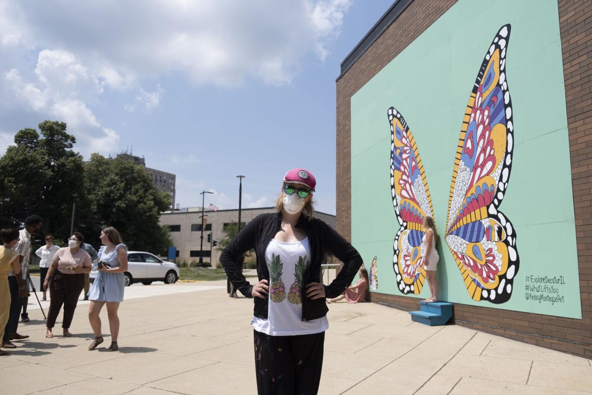 Watch Now Living Mural Transforms Decatur Civic Center Facade