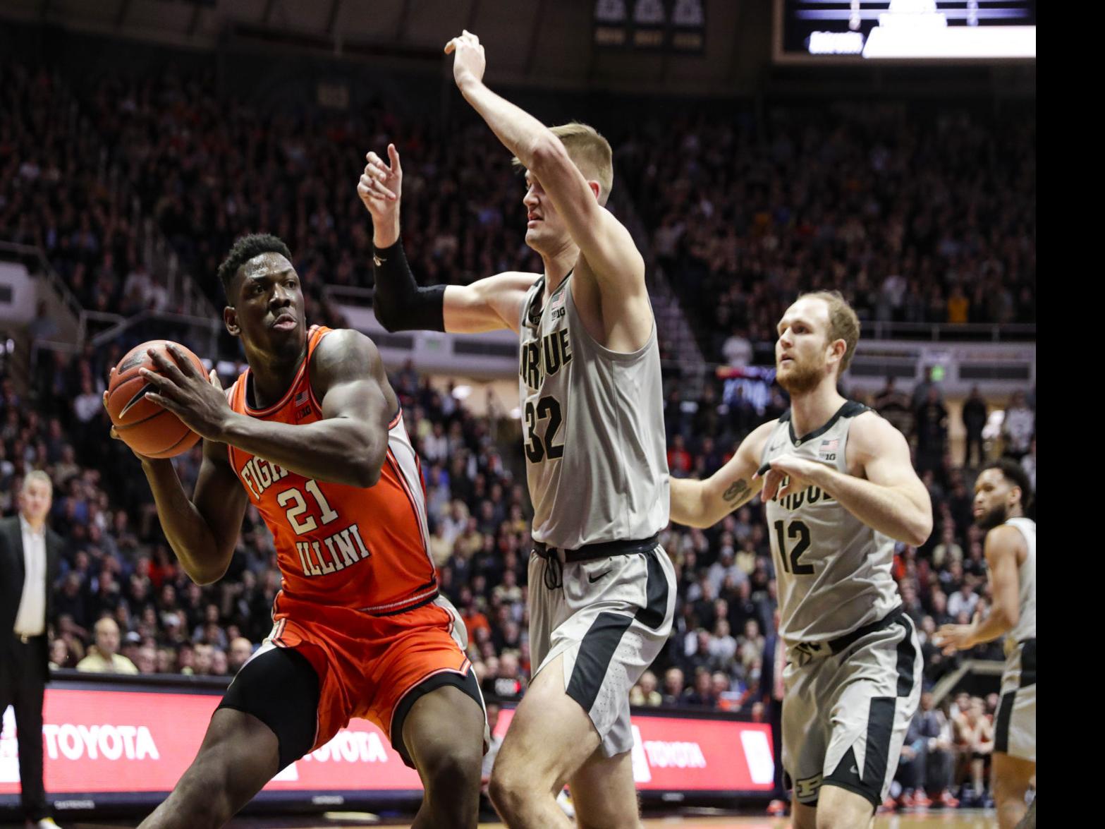 No 21 Illinois Basketball Beats Purdue 79 62 For First Win At