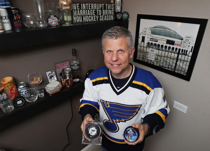Starter St. Louis Blues Jersey NHL Fan Apparel & Souvenirs for sale