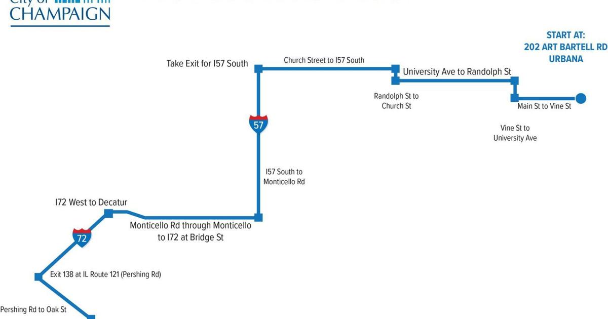 Decatur Bypass Map See the map: Motorcade route to Decatur for Officer Oberheim announced
