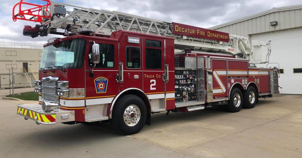 Here's what Decatur's $1 million new fire truck looks like