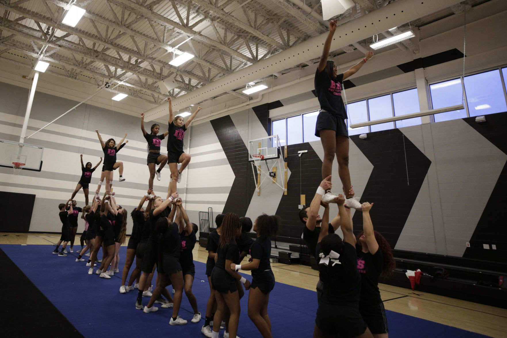 cheerleader uniform summertime