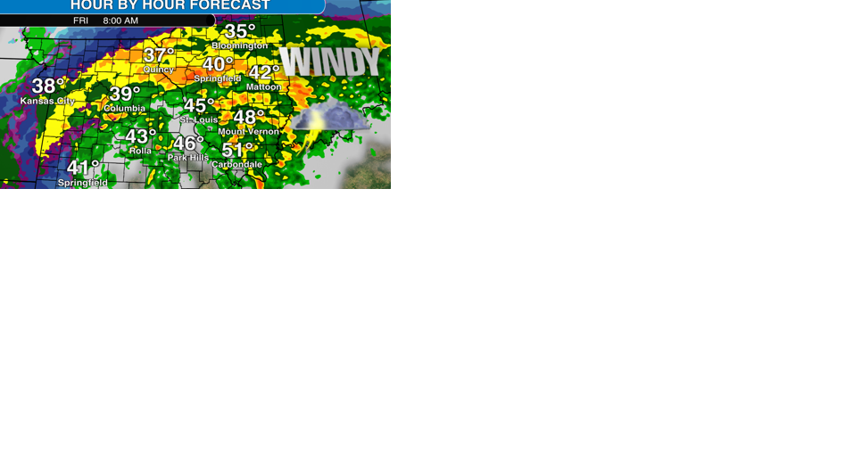 Heavy rain, strong winds, and even some snow for Illinois Thursday night and Friday - Vimarsana News