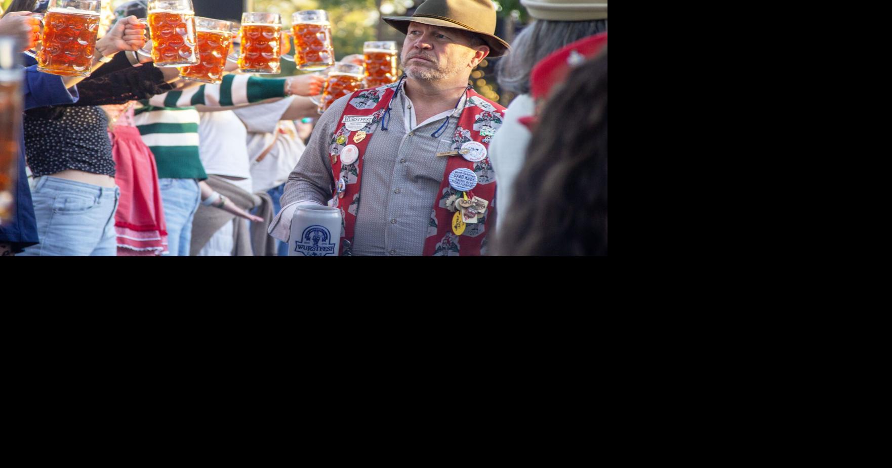 FLEX THOSE BEER MUSCLES: Competitors test endurance at Wurstfest ...