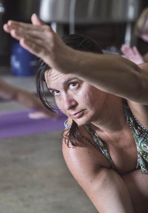 Beer yoga